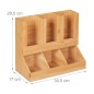 Organiseur accessoires café ou thé 6 compartiments - RELAXDAYS Organiseur accessoires café ou thé 6 compartiments - RELAXDAYS