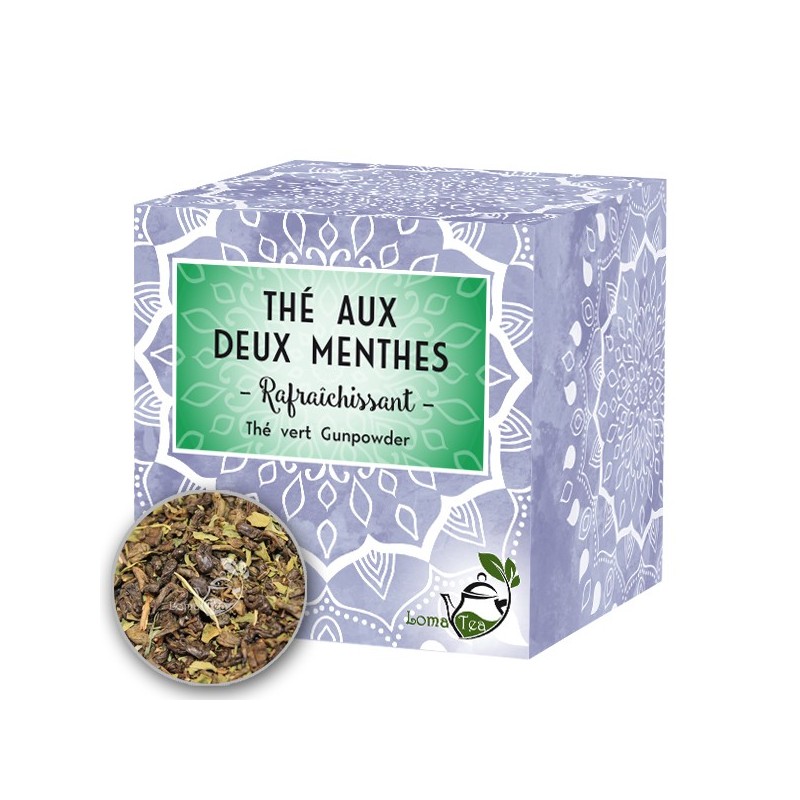Grüner Tee Zwei Mints Lomatea x 20 Pyramide Infundes Grüner Tee Zwei Mints Lomatea x 20 Pyramide Infundes