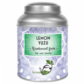 Lemon Green Tea Yuzu Lomatea Metal Box (100g)