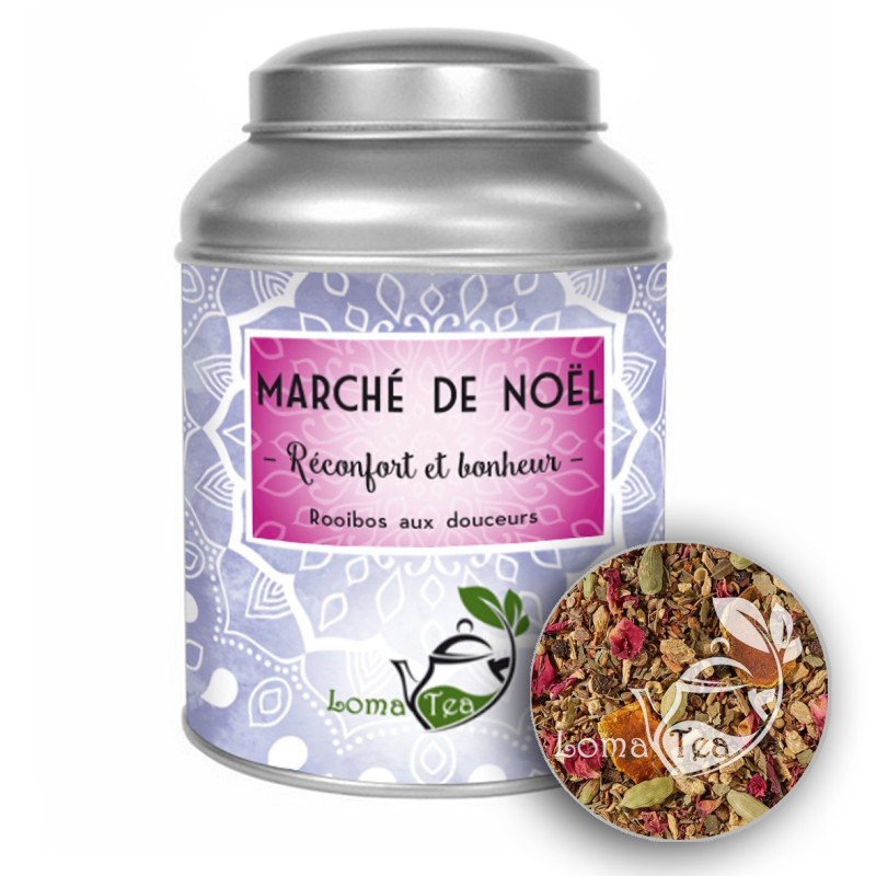 Rooibos MARCHE DE NOËL LOMATEA VRAC 100g Rooibos MARCHE DE NOËL LOMATEA VRAC 100g