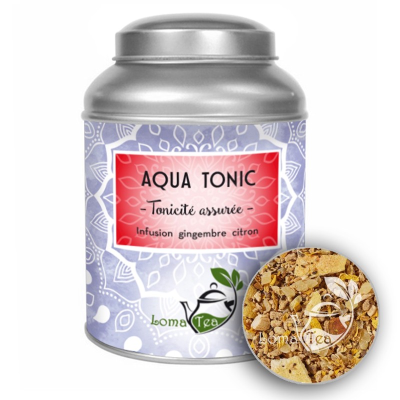 Infusion AQUA TONIC - LOMATEA VRAC 100g BOITE METAL Infusion AQUA TONIC - LOMATEA VRAC 100g BOITE METAL