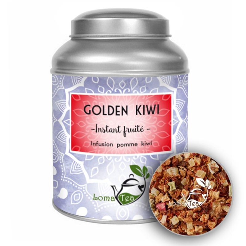 Infusion de fruits GOLDEN KIWI LOMATEA VRAC 100g Infusion de fruits GOLDEN KIWI LOMATEA VRAC 100g