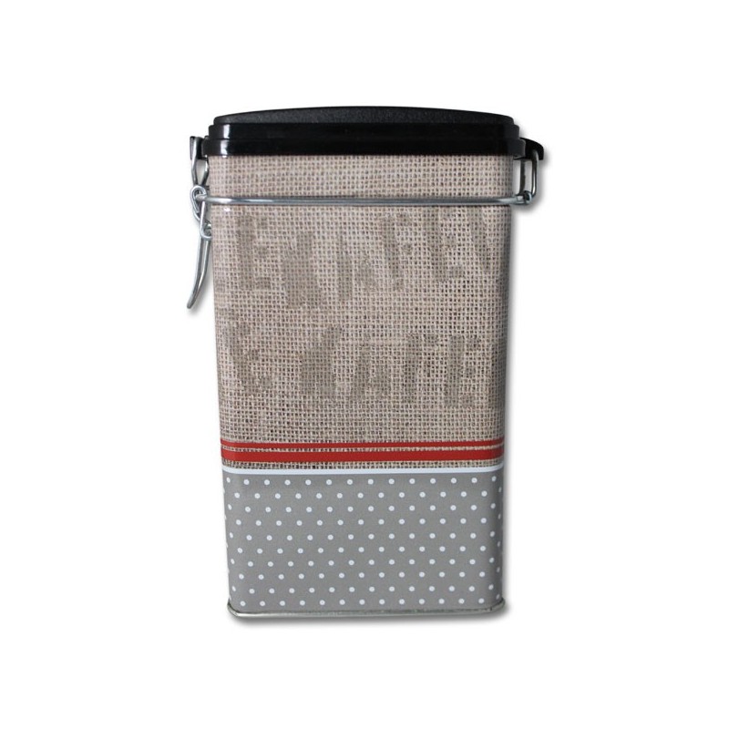 Boite en métal pour 250g de café - D7 Boite en métal pour 250g de café - D7