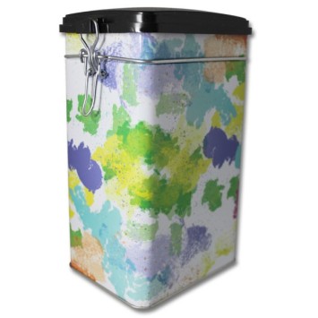 Caja de metal para 500 g de café - D7