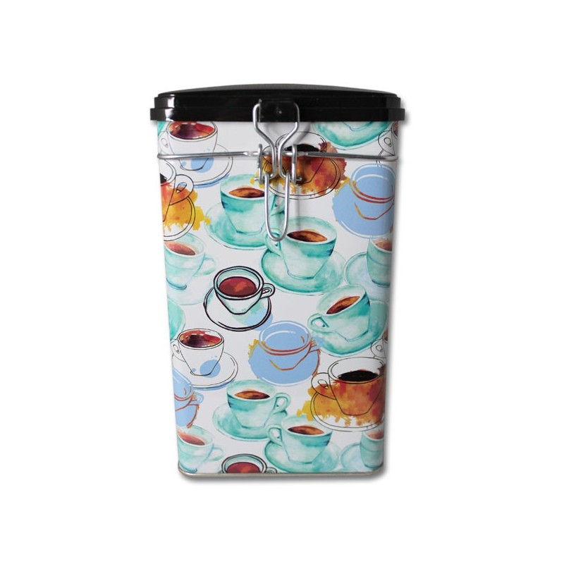 Boite en métal pour 500g de café - D8 Boite en métal pour 500g de café - D8