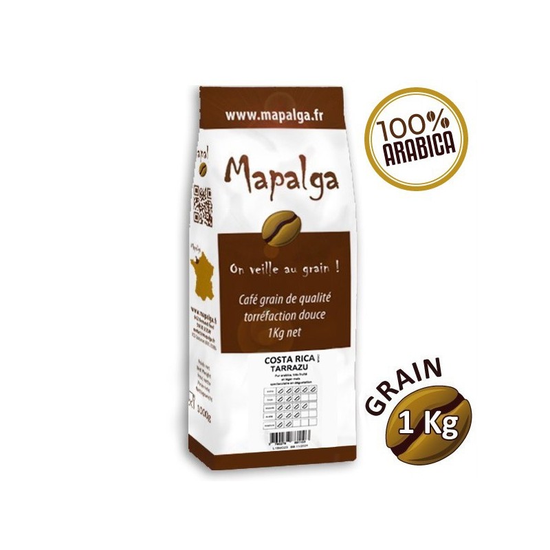 Reiner Getreidekaffee Costa Rica Los Santos Tarazu - 1 kg - Mapalga Reiner Getreidekaffee Costa Rica Los Santos Tarazu - 1 kg - Mapalga