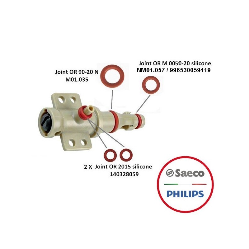 Lot de 4 joints rénovation pipette de groupe café SAECO