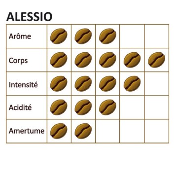 100% Robusta Mapalga Alessio Getreide Kaffee - 1 kg