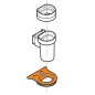 Support de convoyeur café 421944060561 SAECO PHILIPS GAGGIA