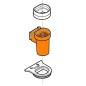 Coffee conveyor Saeco Gaggia Philips 11026355 /996530068049 /42194123012222 Coffee conveyor Saeco Gaggia Philips 11026355 /996530068049 /42194123012222