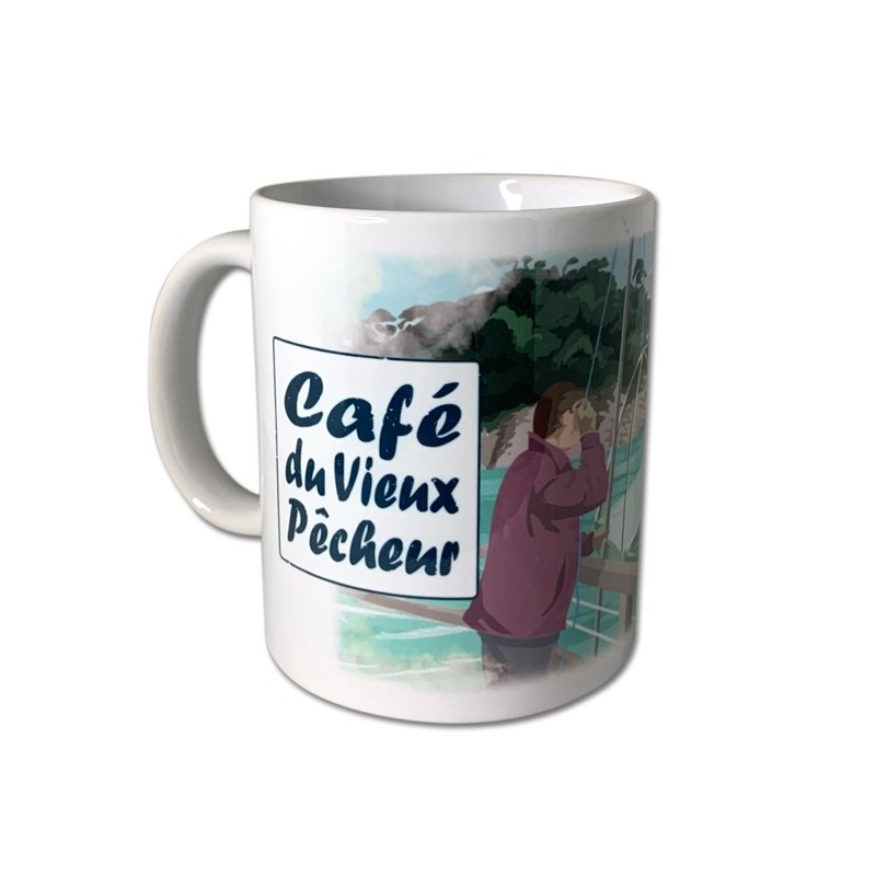 Mug Café du Vieux Pêcheur 30 CL - CARRELET Mug Café du Vieux Pêcheur 30 CL - CARRELET