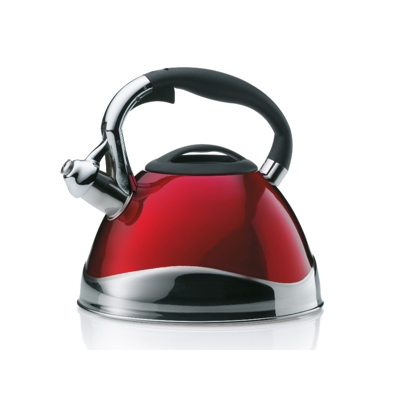 Bouilloire à sifflet VARUS rouge - 3L - KELA Bouilloire à sifflet VARUS rouge - 3L - KELA