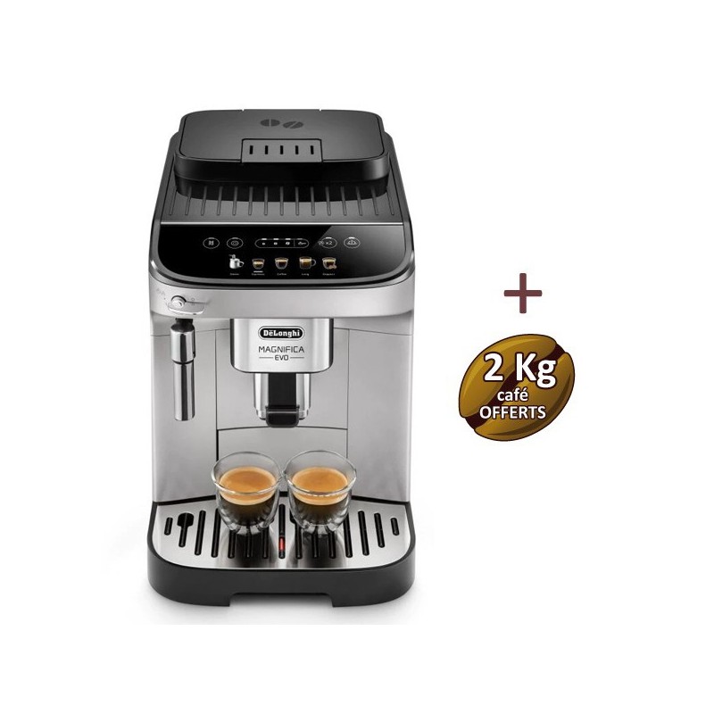 Magnifica Evo ECAM 29031.SB DELONGHI garantie 2 ans + 2 KG de café OFFERTS Magnifica Evo ECAM 29031.SB DELONGHI garantie 2 ans + 2 KG de café OFFERTS
