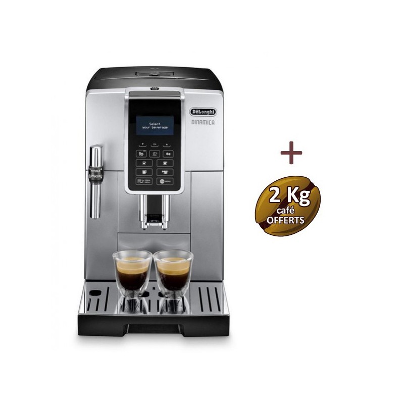 Dinamica FEB 3535.SB DELONGHI garantie 3 ans + 2 KG de café OFFERTS Dinamica FEB 3535.SB DELONGHI garantie 3 ans + 2 KG de café OFFERTS