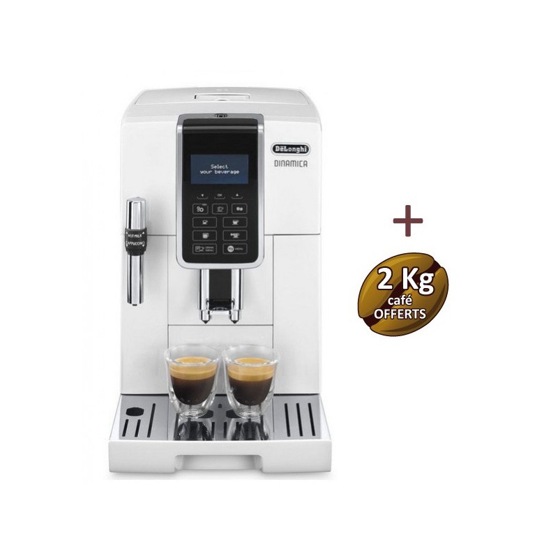 Dinamica FEB 3535W DELONGHI garantie 3 ans + 2 KG de cafés OFFERTS Dinamica FEB 3535W DELONGHI garantie 3 ans + 2 KG de cafés OFFERTS