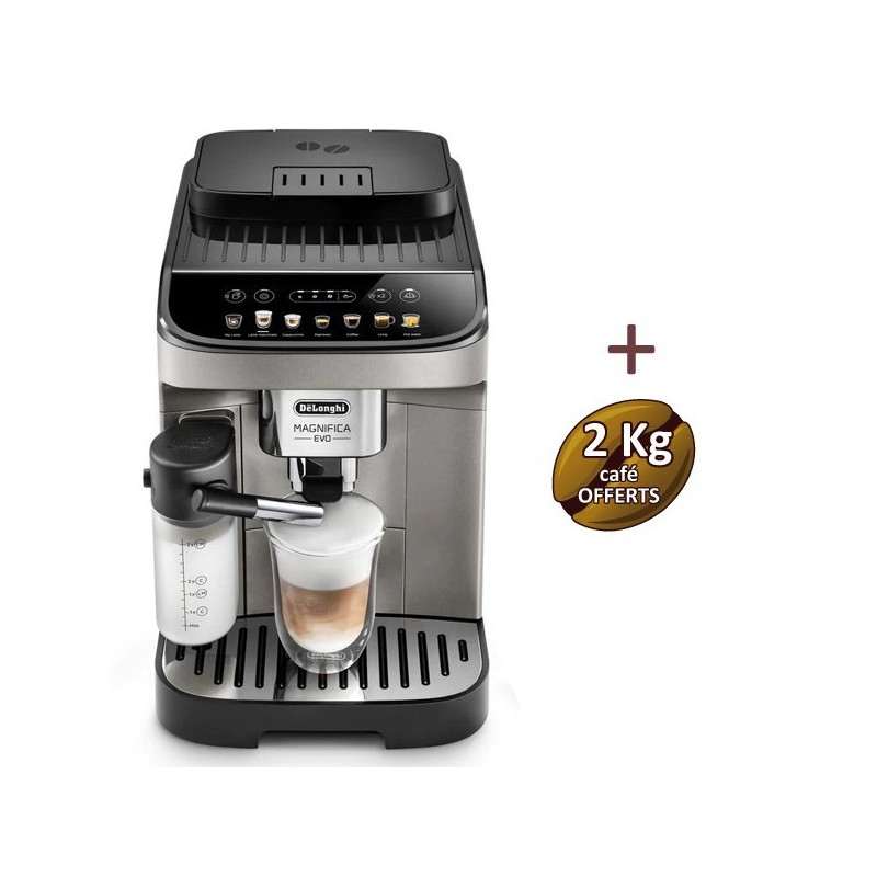 Magnifica Evo ECAM 290.81.TB DELONGHI garantie 2 ans + 2 KG de café OFFERTS Magnifica Evo ECAM 290.81.TB DELONGHI garantie 2 ans + 2 KG de café OFFERTS