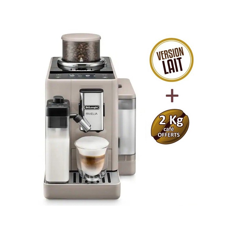 DELONGHI Rivelia Beige sable FEB 4455.BG garantie 3 ans + 2 Kg de café OFFERTS DELONGHI Rivelia Beige sable FEB 4455.BG garantie 3 ans + 2 Kg de café OFFERTS