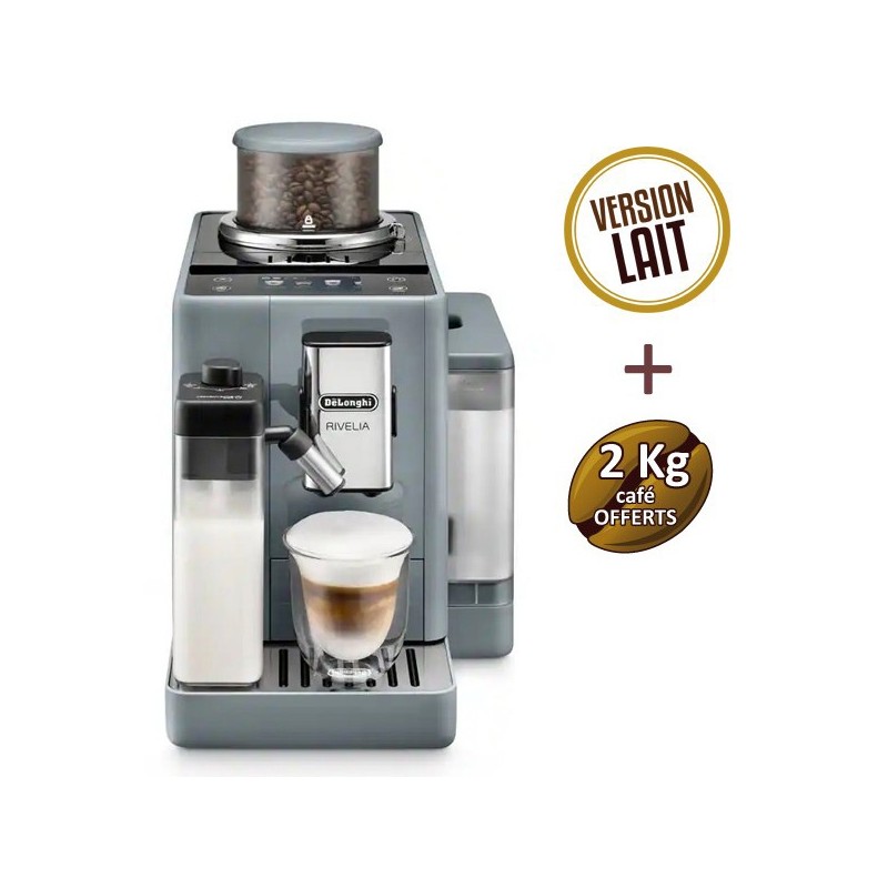 DELONGHI Rivelia Gris FEB 4455.G garantie 5 ans + 2 Kg de café OFFERTS DELONGHI Rivelia Gris FEB 4455.G garantie 5 ans + 2 Kg de café OFFERTS
