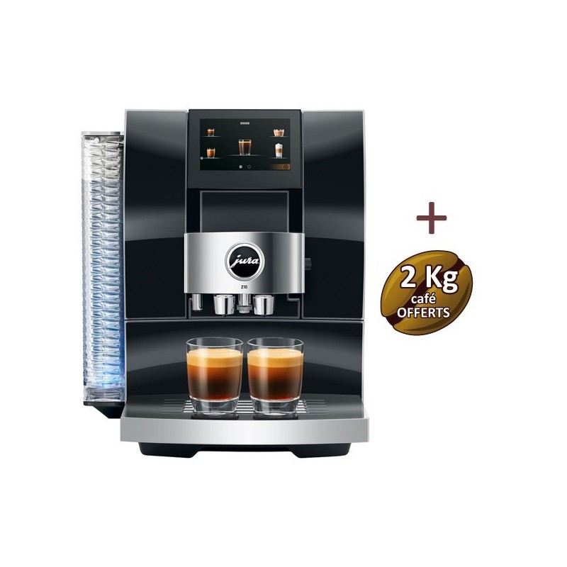 Machine à café Z10 (EA) Diamond Black 15349 JURA + 2 Kg de café offerts Machine à café Z10 (EA) Diamond Black 15349 JURA + 2 Kg de café offerts