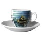 Lot de 6 tasses à café - 10 cl - CAFÉ DU VIEUX PÊCHEUR Lot de 6 tasses à café - 10 cl - CAFÉ DU VIEUX PÊCHEUR