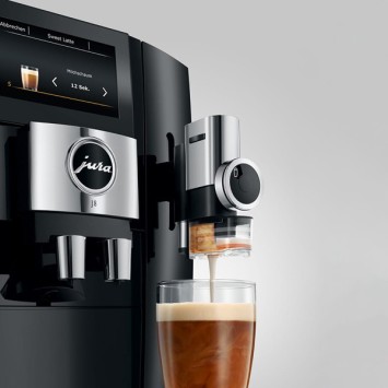 Machine à café J8 Piano Black 15457 - JURA + 2 Kg de café OFFERTS