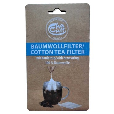 Conjunto de 5 filtros de té de algodón reutilizables 94121 Chacult