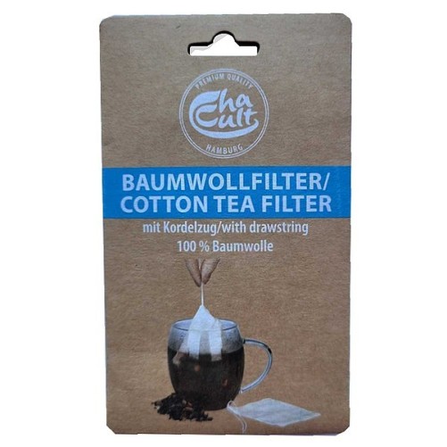 Conjunto de 5 filtros de té de algodón reutilizables 94121 Chacult