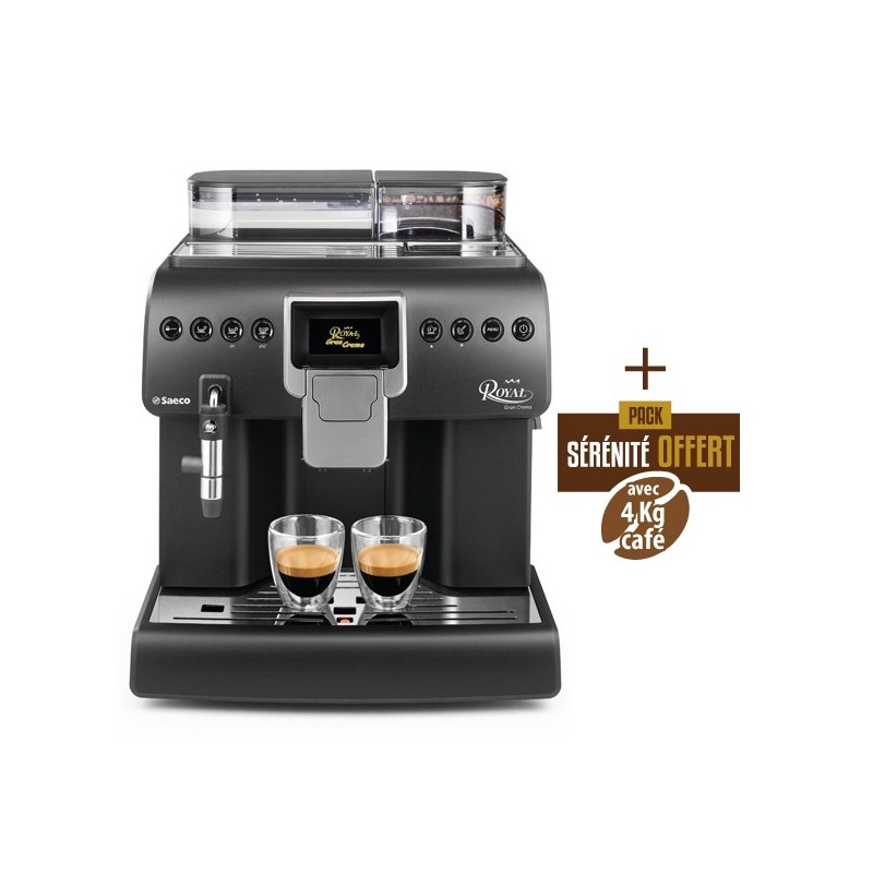 Saeco Royal Gran Professional Crema + 4 kg of coffee offered Saeco Royal Gran Professional Crema + 4 kg of coffee offered