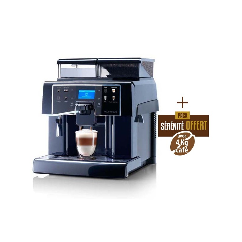 Saeco Aulika Evo Focus 10000040 + 4 kg Café offered Saeco Aulika Evo Focus 10000040 + 4 kg Café offered