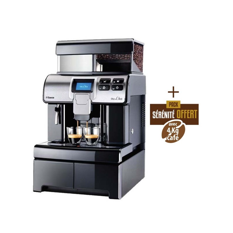 Saeco Aulika Office + 4 kg Café offered Saeco Aulika Office + 4 kg Café offered
