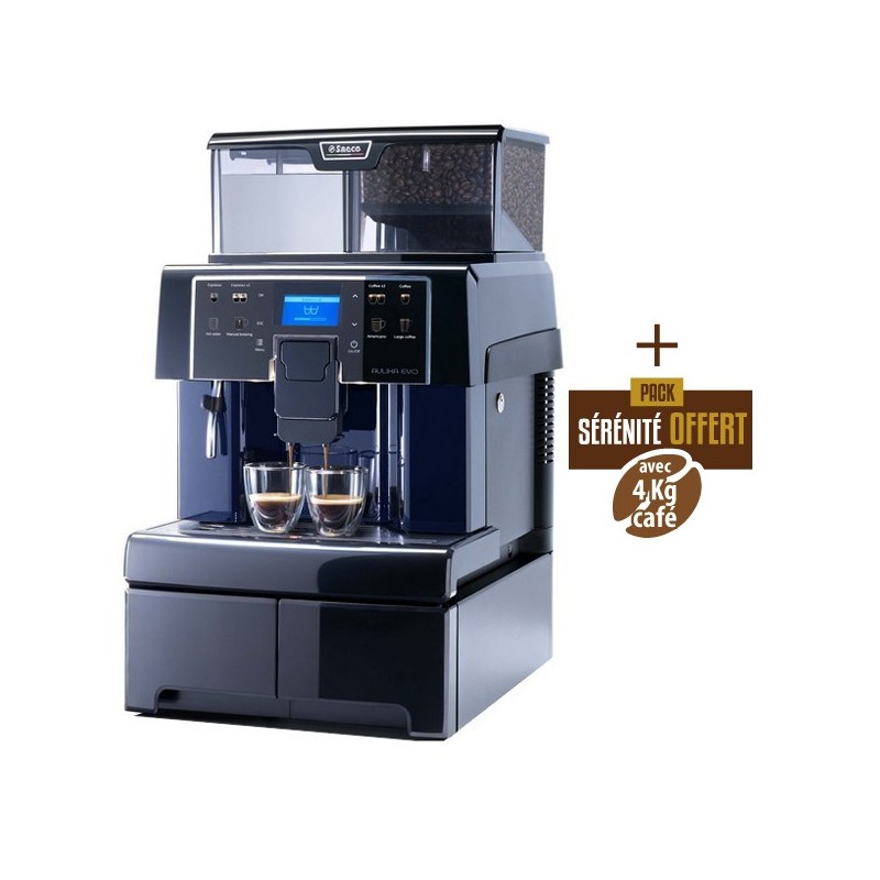 Saeco Aulika Evo Office + 4 kg Café offered Saeco Aulika Evo Office + 4 kg Café offered