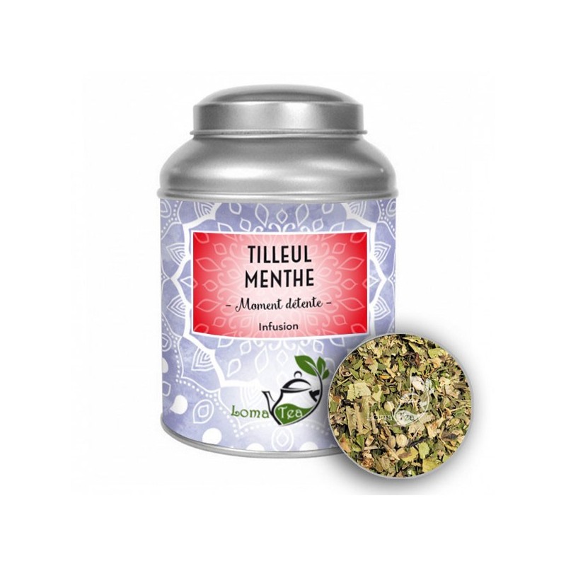 Infusion TILLEUL MENTHE LOMATEA VRAC 70g Infusion TILLEUL MENTHE LOMATEA VRAC 70g