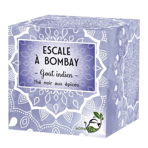 Thé noir Escale à Bombay - CHAI - LOMATEA x 20 infusettes pyramides