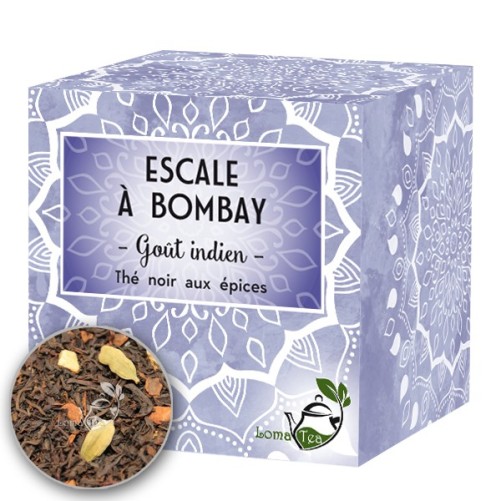 Té de escala negra en Bombay Lomatea