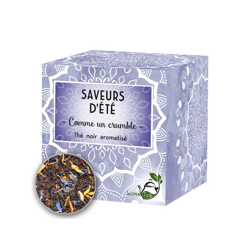 Thé noir Saveurs d'été LOMATEA x 20 infusettes pyramides Thé noir Saveurs d'été LOMATEA x 20 infusettes pyramides