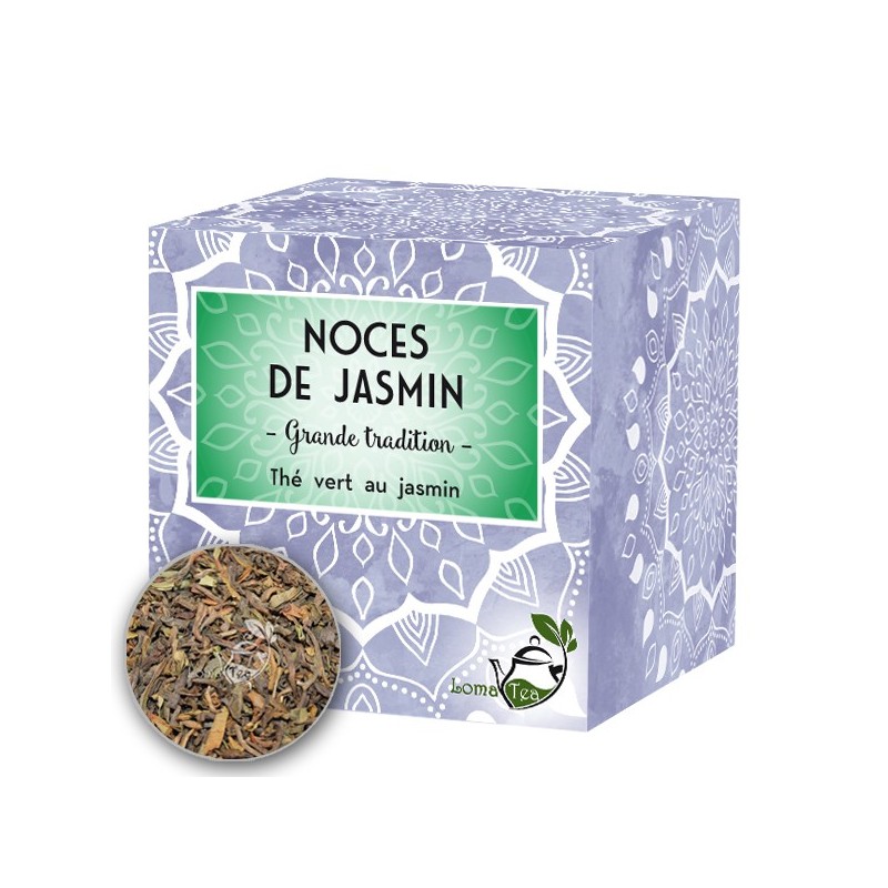 Thé vert NOCES DE JASMIN LOMATEA x 20 infusettes pyramides Thé vert NOCES DE JASMIN LOMATEA x 20 infusettes pyramides