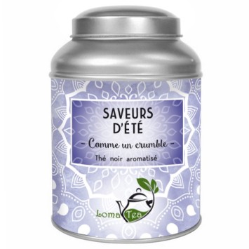 Caixa de metal lomatea de verão de chá preto (100g)