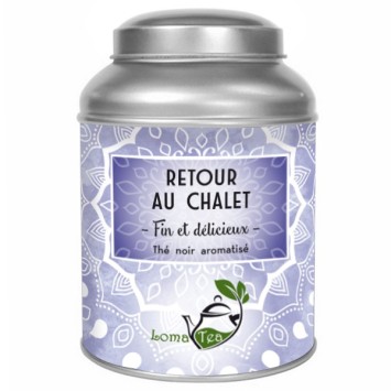 Thé noir Retour au chalet LOMATEA Boîte métal (100g)
