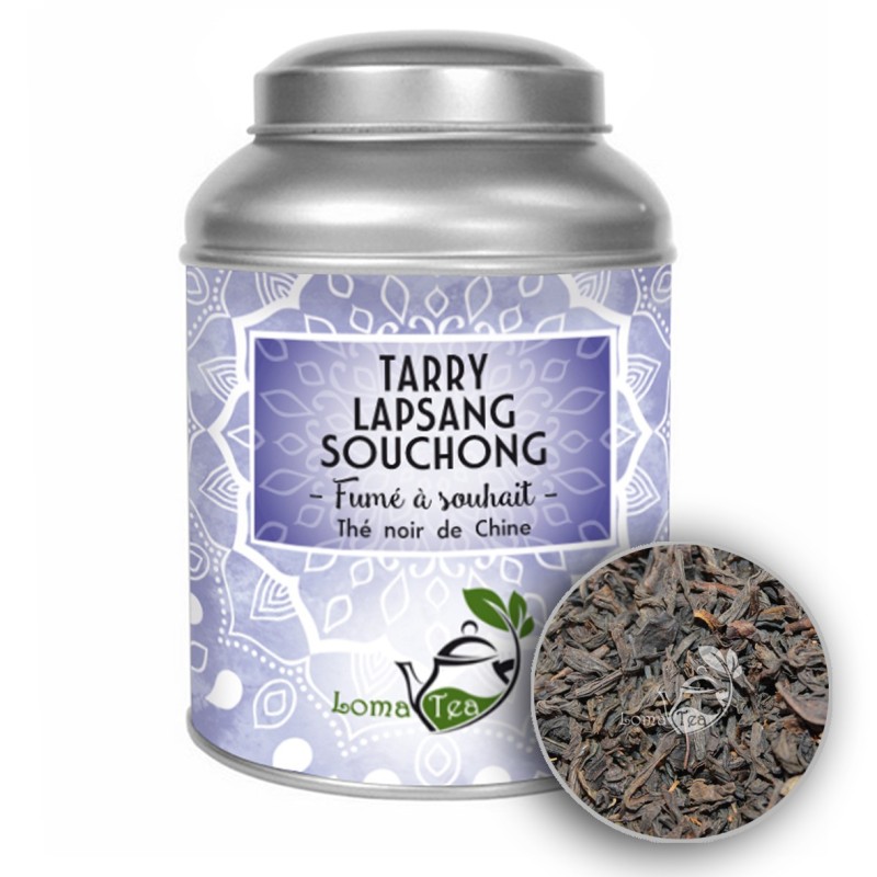 Thé noir TARRY LAPSANG SOUCHONG LOMATEA VRAC 100g Thé noir TARRY LAPSANG SOUCHONG LOMATEA VRAC 100g
