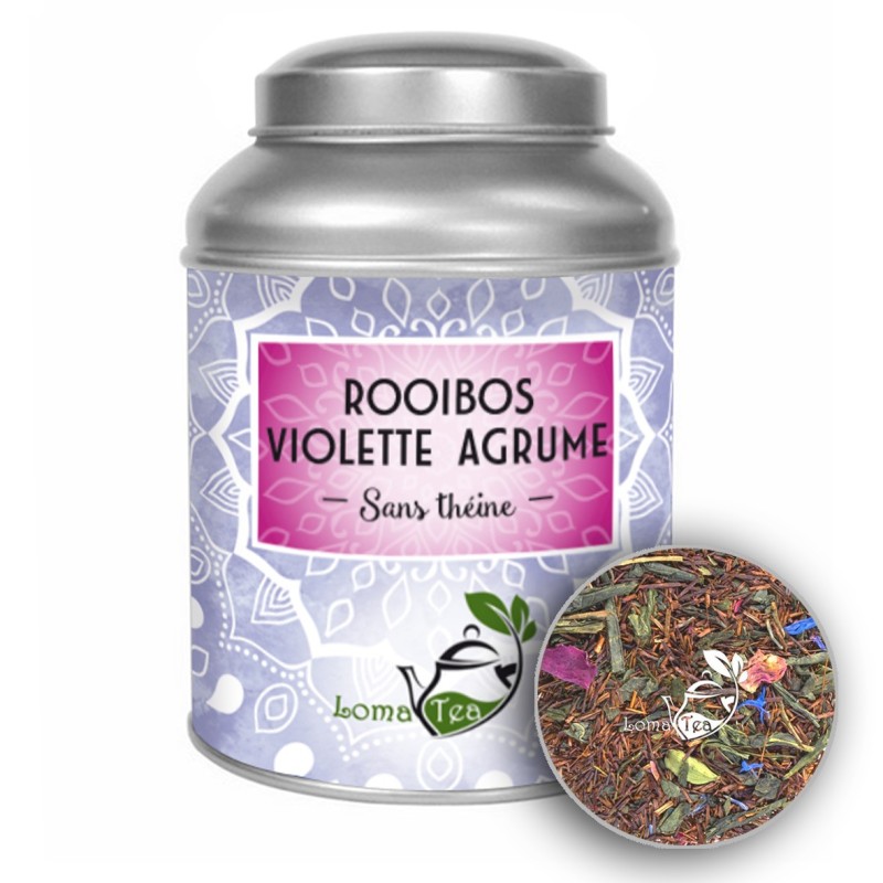 Rooibos VIOLETTE AGRUMES LOMATEA VRAC 100g Rooibos VIOLETTE AGRUMES LOMATEA VRAC 100g
