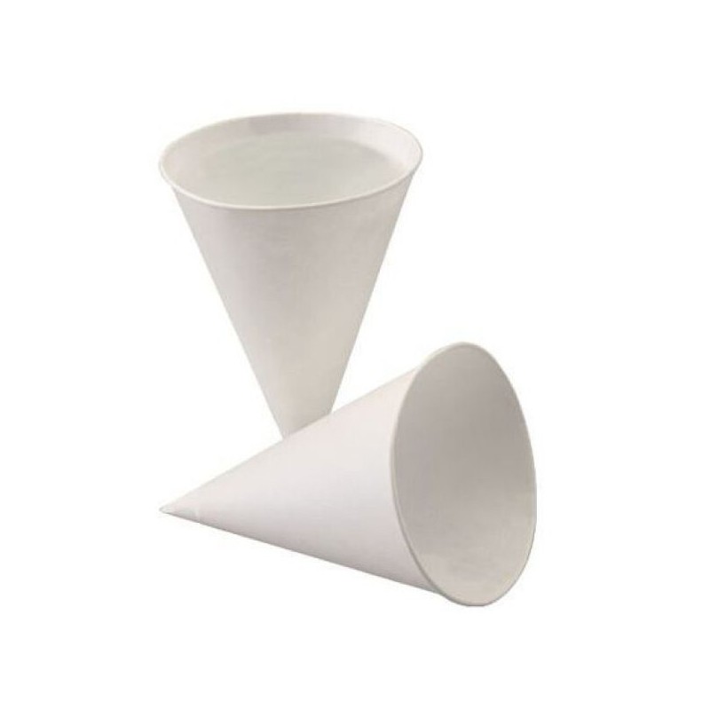 Gobelet Conique 120 ml papier blanc (4.5 Oz) 88618 PAPSTAR Gobelet Conique 120 ml papier blanc (4.5 Oz) 88618 PAPSTAR