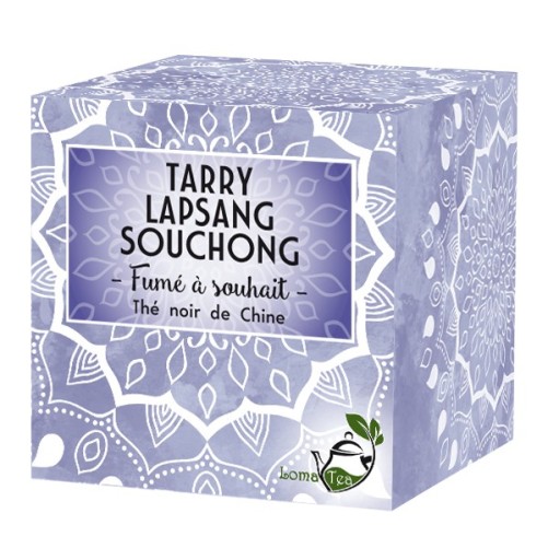 Thé noir Tarry Lapsang Souchong LOMATEA x 20 infusettes pyramides
