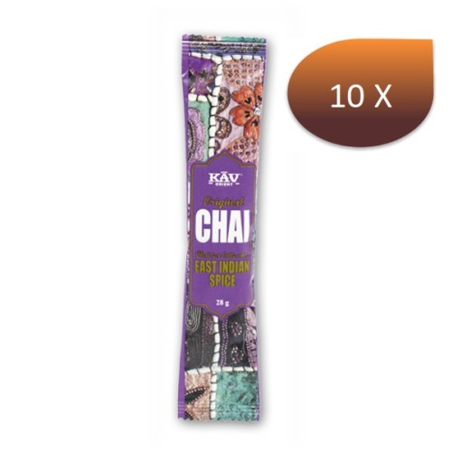 Chaï latte East Indian Spice en dose individuelle 28g x10 sticks - KAV ORIENT