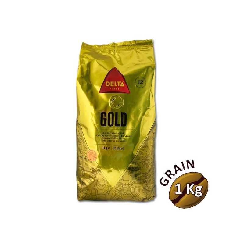 Café en grains DELTA CAFES GOLD 1 kg