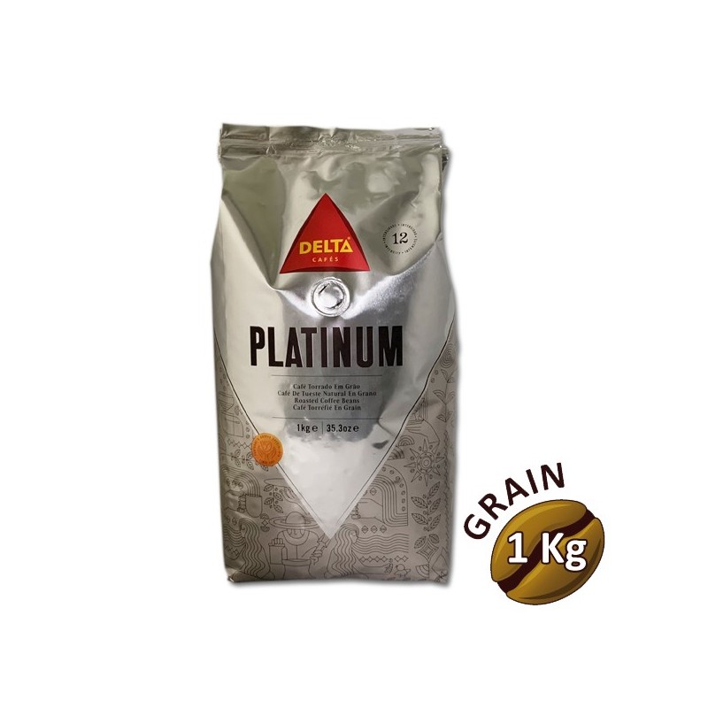Café em grãos delta cafés platina 1 kg Café em grãos delta cafés platina 1 kg