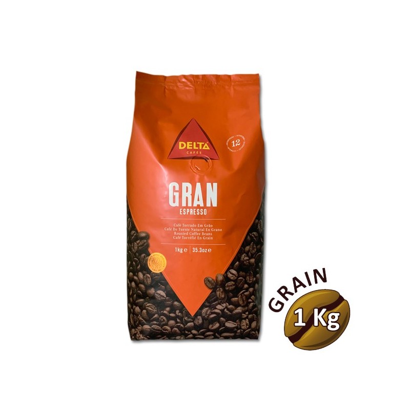 Café en grains DELTA CAFES GRAN ESPRESSO 1 kg Café en grains DELTA CAFES GRAN ESPRESSO 1 kg