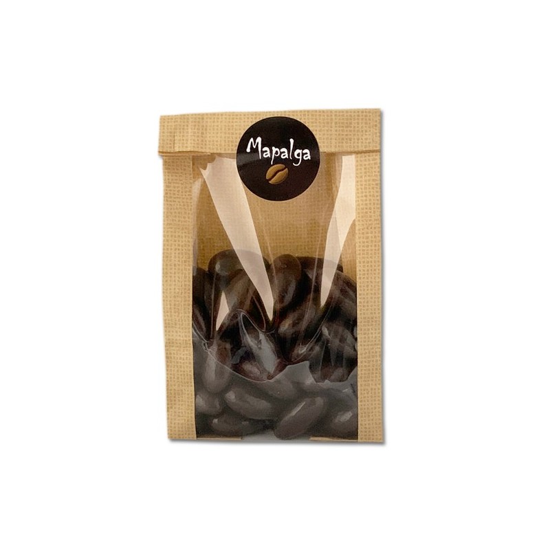 Amandes enrobées de chocolat noir - 150g Amandes enrobées de chocolat noir - 150g