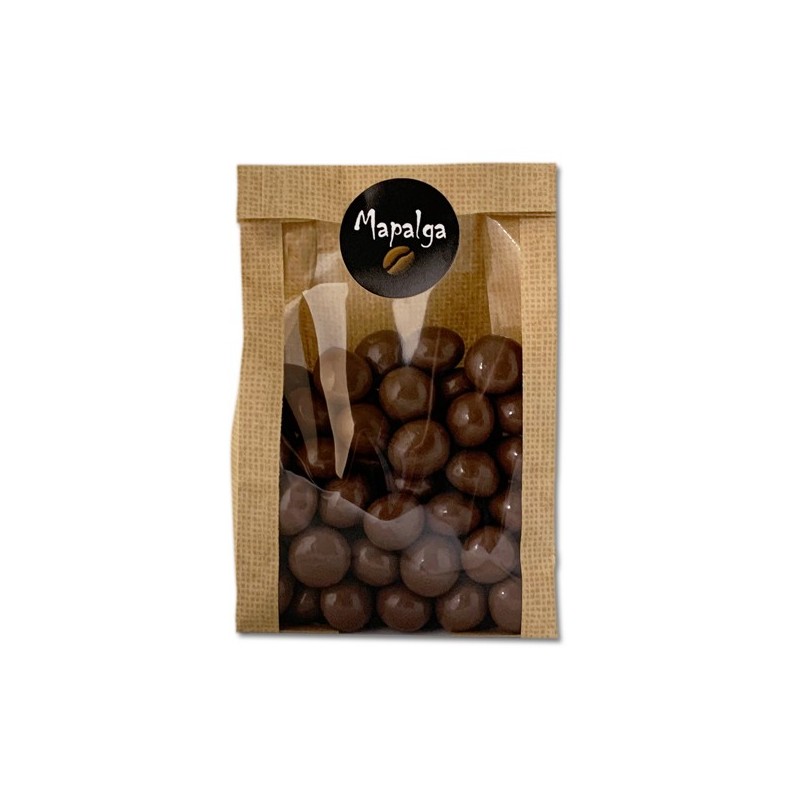 Boules de biscuits amaretti enrobées de chocolat au lait - 150g Boules de biscuits amaretti enrobées de chocolat au lait - 150g