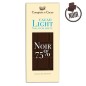 Tablette chocolat noir Light 75% sans sucres - 80g - LE COMPTOIR DU CACAO Tablette chocolat noir Light 75% sans sucres - 80g - LE COMPTOIR DU CACAO