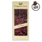 Tablette chocolat noir Framboise - 90g - LE COMPTOIR DU CACAO Tablette chocolat noir Framboise - 90g - LE COMPTOIR DU CACAO